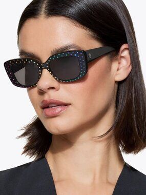 NWT Kurt Geiger Rainbow Rhinestone Sunglasses. HOT!!!!!